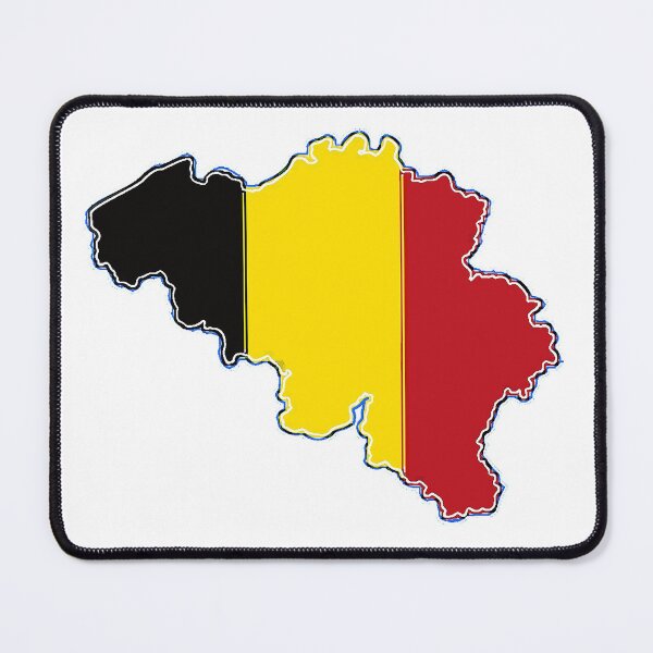Item preview, Belgium Map With Belgian Flag designed and sold by Havocgirl.