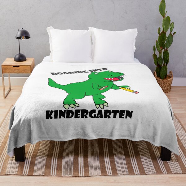 Item preview, Roaring into kindergarten, T-rex dinosaur designed and sold by Jessi-Sketches.