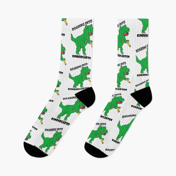 Item preview, Roaring into kindergarten, T-rex dinosaur designed and sold by Jessi-Sketches.