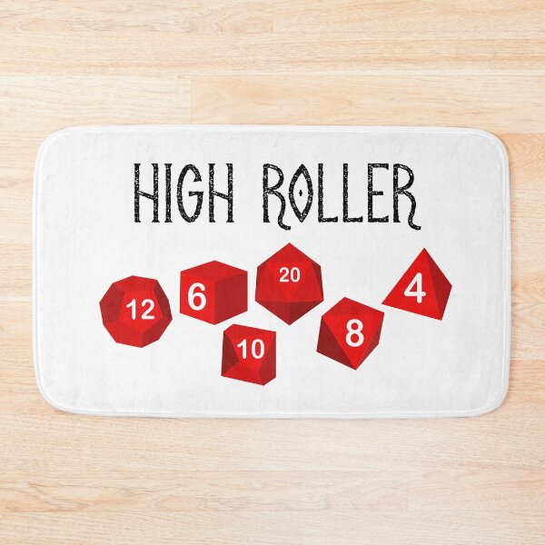 Item preview, High Roller with Dice designed and sold by Midnight Sky Sundry.