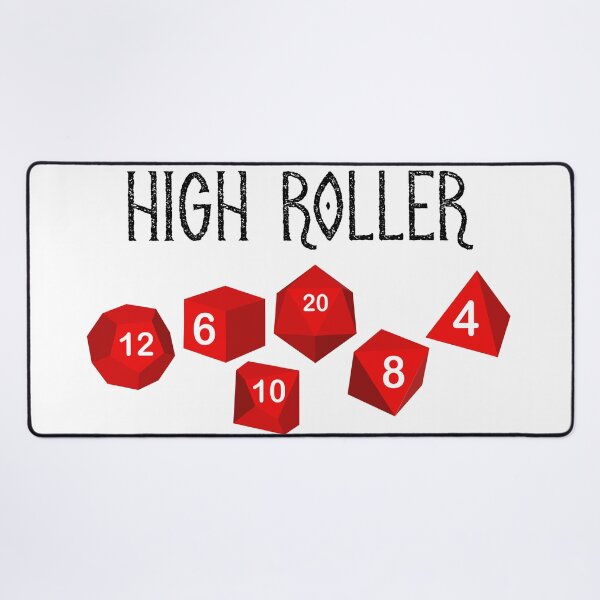 Item preview, High Roller with Dice designed and sold by Midnight Sky Sundry.