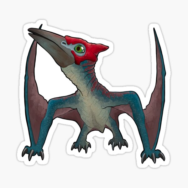 Pteranodon / Pterodactyl Jurassic Dinosaur  Sticker for Sale by  aquariumaster