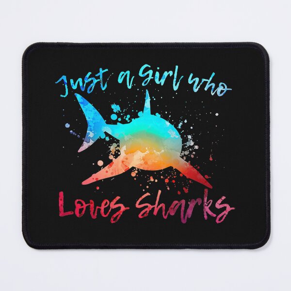 Item preview, JUST A GIRL WHO LOVES SHARKS Beach Sunset Vintage Teen Women designed and sold by SeleneFrances.