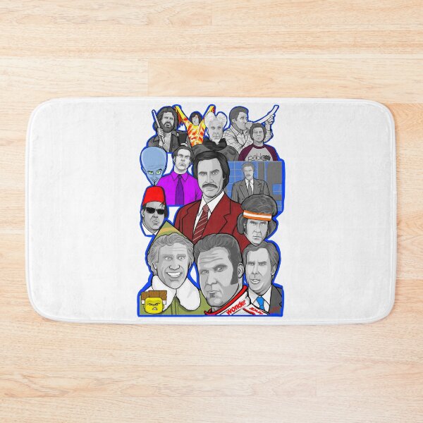 Item preview, The Conductor Program Anchorman Humor Power Will Ferrell Collage Art Tribute Black designed and sold by AnchormanCarmac.