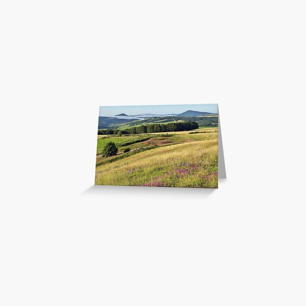 Morning landscape in Ardeche Greeting Card