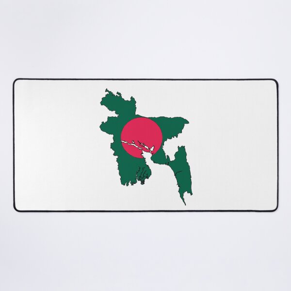 Item preview, Bangladesh Map With Flag designed and sold by Havocgirl.