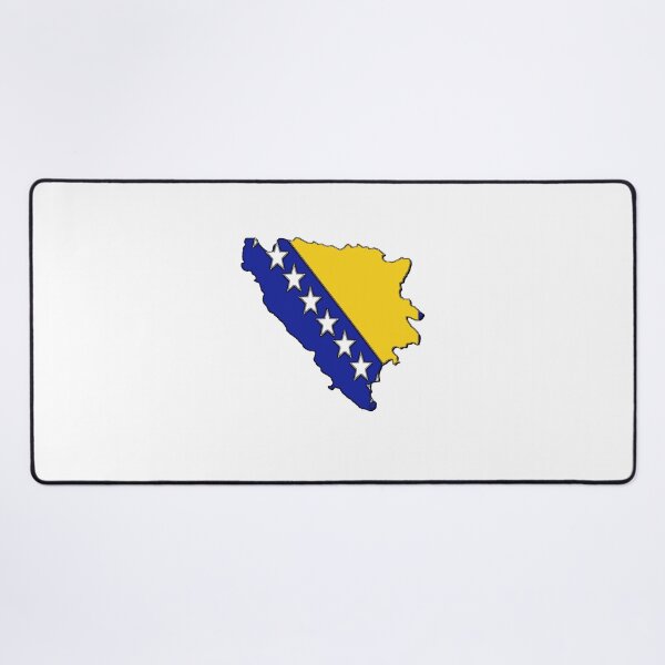 Item preview, Bosnia and Herzegovina Map With Bosnian Herzegovinian Flag designed and sold by Havocgirl.