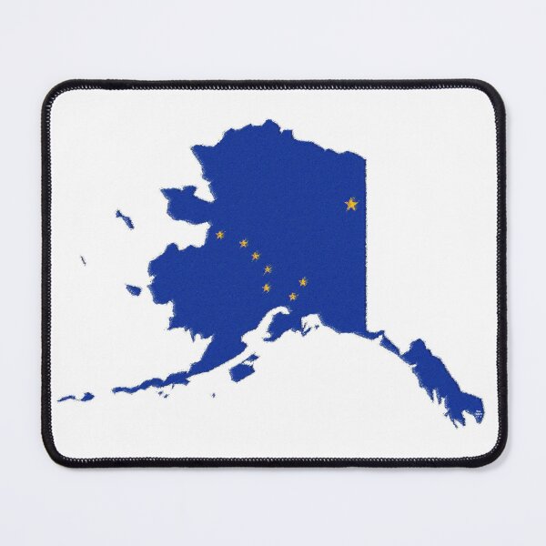 Item preview, Alaska Map With Alaskan Flag designed and sold by Havocgirl.