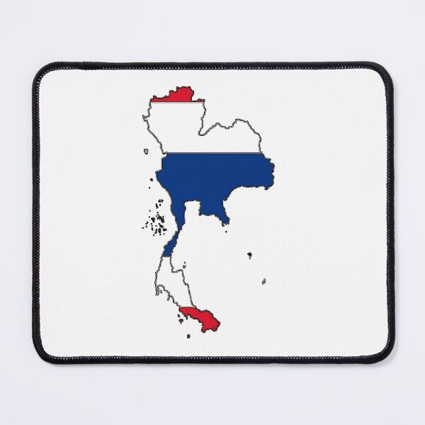 Item preview, Thailand Map With Thai Flag designed and sold by Havocgirl.