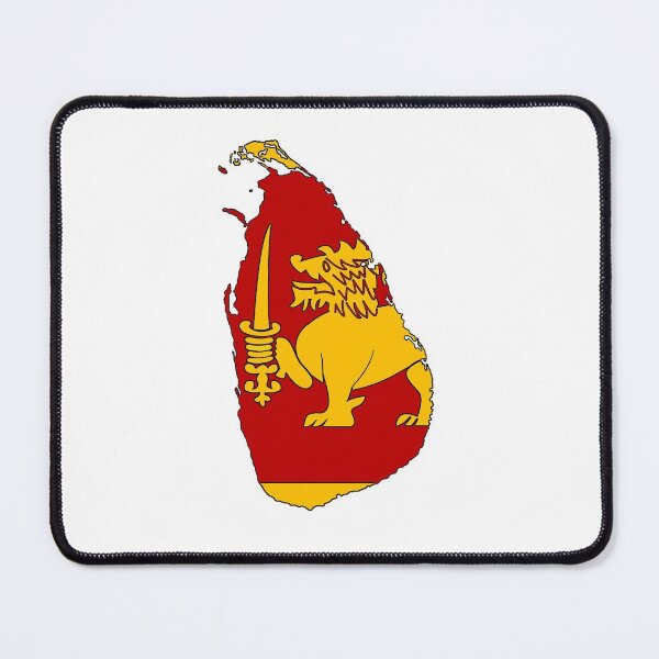 Item preview, Sri Lanka Map With Flag designed and sold by Havocgirl.