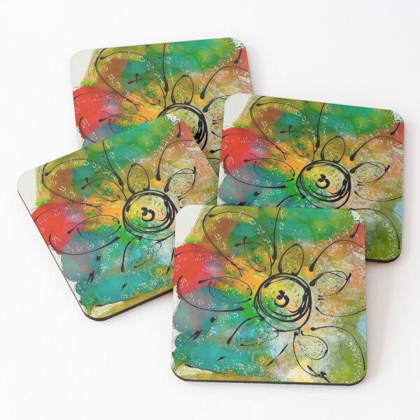 Item preview, INKY FLORAL designed and sold by KATHLEEN TENNANT ART.