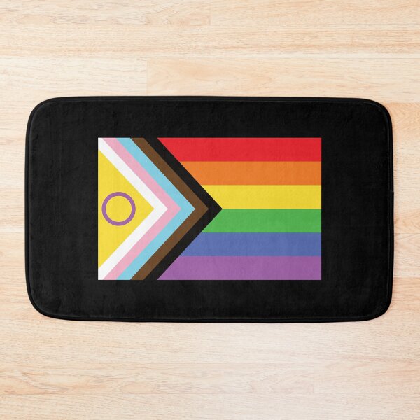 Item preview, LGBTQIA Progressive Pride Flag designed and sold by AdventureTee.
