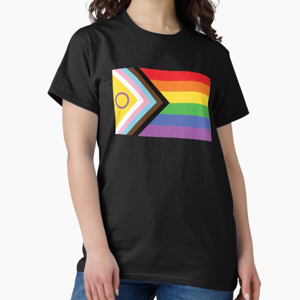 Artikel-Vorschau von LGBTQIA Progressive Pride Flag, designt und verkauft von AdventureTee.