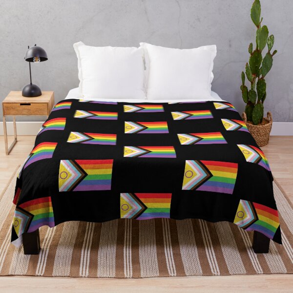 Item preview, LGBTQIA Progressive Pride Flag designed and sold by AdventureTee.