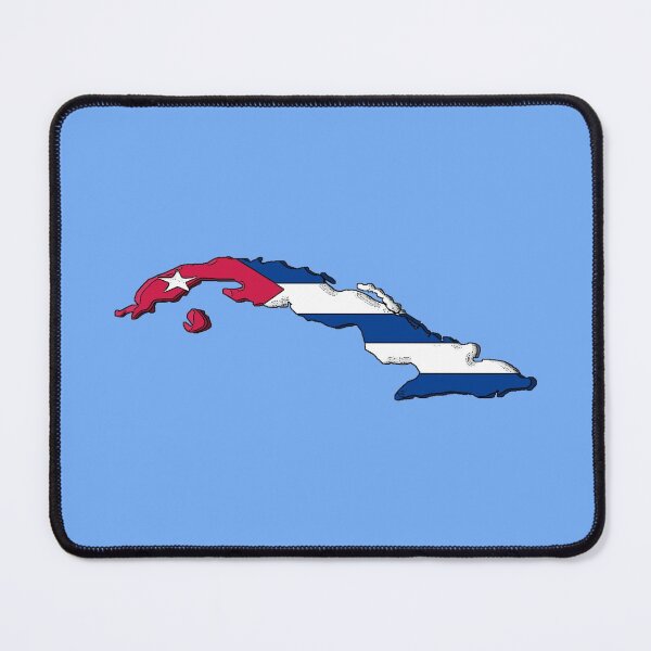 Item preview, Cuba Map With Cuban Flag designed and sold by Havocgirl.