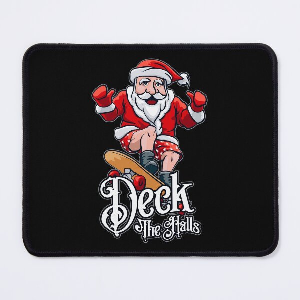 Item preview, Skateboarding Santa Claus Deck The Halls Christmas designed and sold by GrandeDuc.