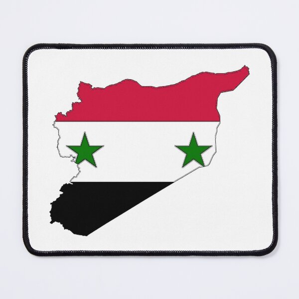 Item preview, Syria Map With Syrian Flag designed and sold by Havocgirl.