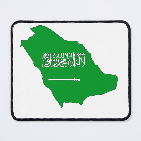 Item preview, Saudi Arabia Map With Saudi Flag designed and sold by Havocgirl.