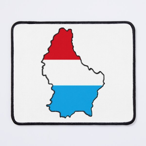 Item preview, Luxembourg Map With Flag designed and sold by Havocgirl.