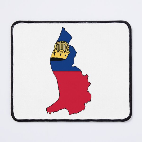 Item preview, Liechtenstein Map With Flag designed and sold by Havocgirl.
