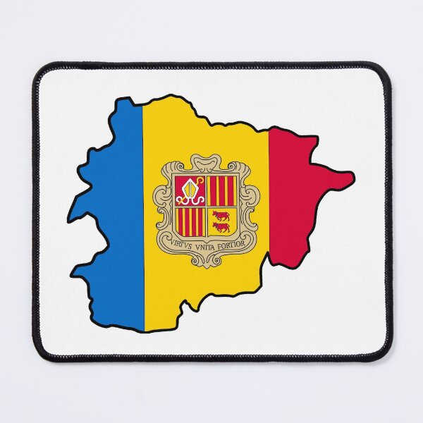 Item preview, Andorra Map With Andorran Flag designed and sold by Havocgirl.