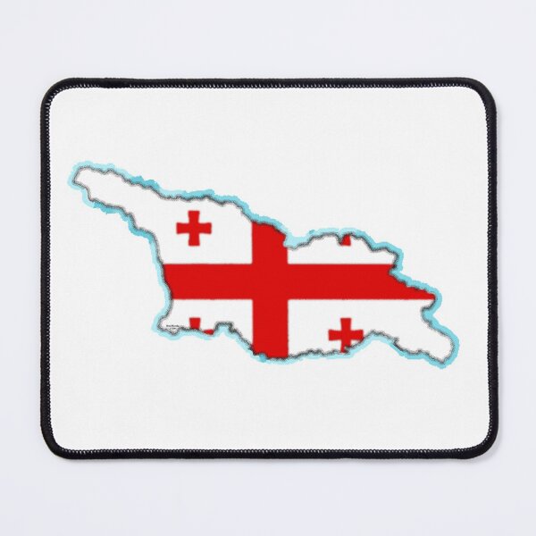 Item preview, Republic of Georgia Map With Georgian Flag designed and sold by Havocgirl.