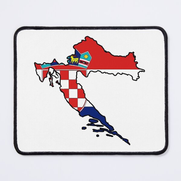 Item preview, Croatia Map With Croat Flag designed and sold by Havocgirl.