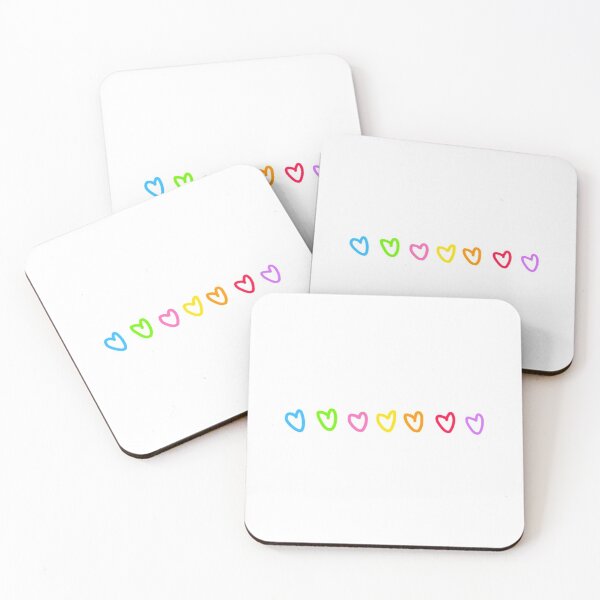 Item preview, Rainbow hearts designed and sold by haleighs18.