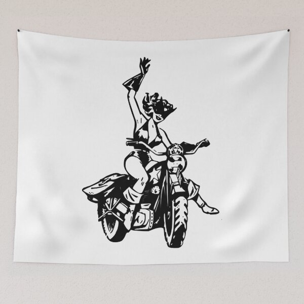 Item preview, Woman in moto Gifts For Women designed and sold by HelloEasyRider.