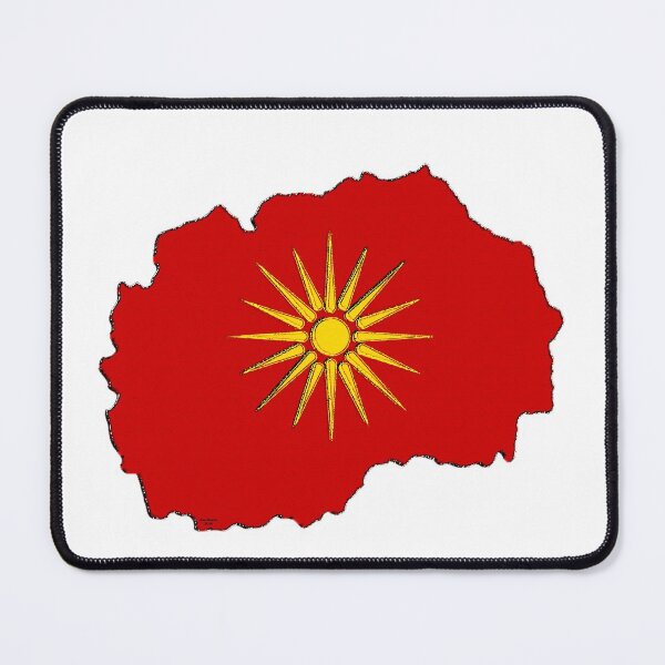 Item preview, Macedonia Map With Macedonian Flag designed and sold by Havocgirl.