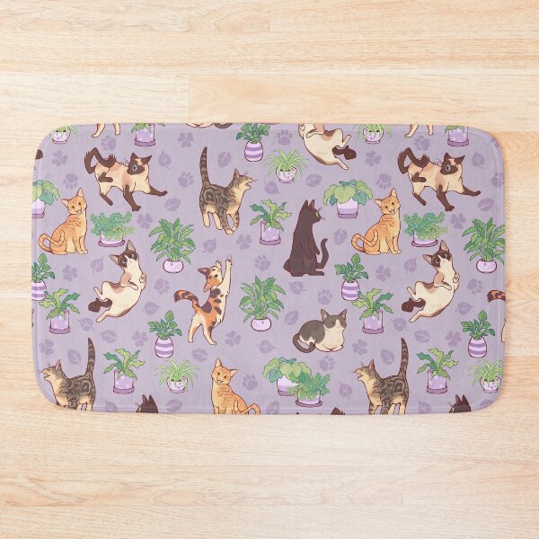 Item preview, Cozy michis in lavender designed and sold by Colordrilos.