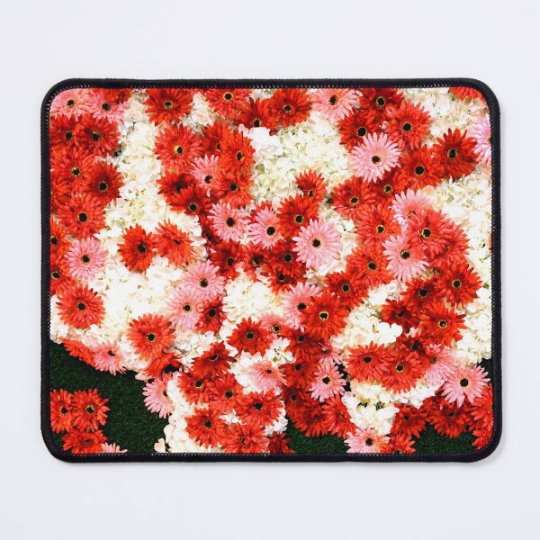 Item preview, Pink, White and Red Flowers on Black Photograph designed and sold by Bumblefuzzies.