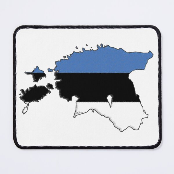 Item preview, Estonia Map With Estonian Flag designed and sold by Havocgirl.