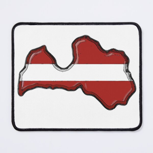 Item preview, Latvia Map With Latvian Flag designed and sold by Havocgirl.