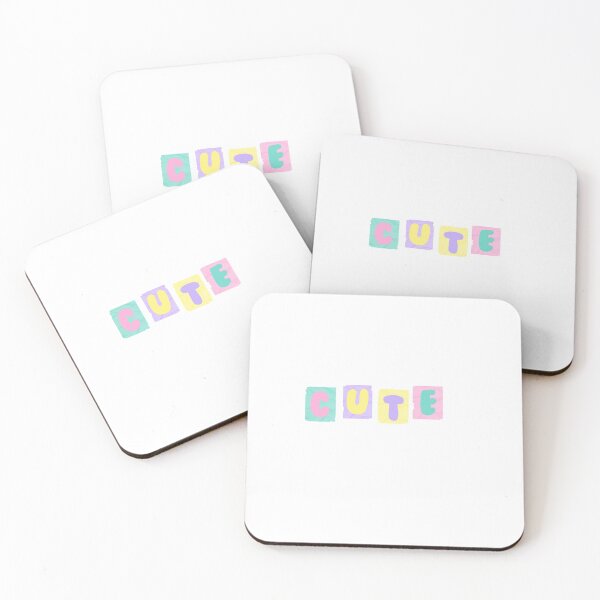 Item preview, ‘Cute’ block letters designed and sold by haleighs18.