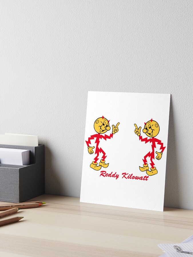 Reddy Kilowatt Essential Art Board Print for Sale by BradyWrighton