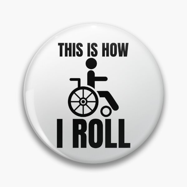 Item preview, I Roll, Wheelchair, Leg Amputee, Wheelchair Humour, Amputee, Amputee shirt, Amputee gift designed and sold by AmputTee.