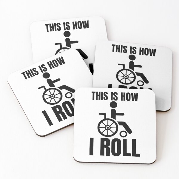 Item preview, I Roll, Wheelchair, Leg Amputee, Wheelchair Humour, Amputee, Amputee shirt, Amputee gift designed and sold by AmputTee.