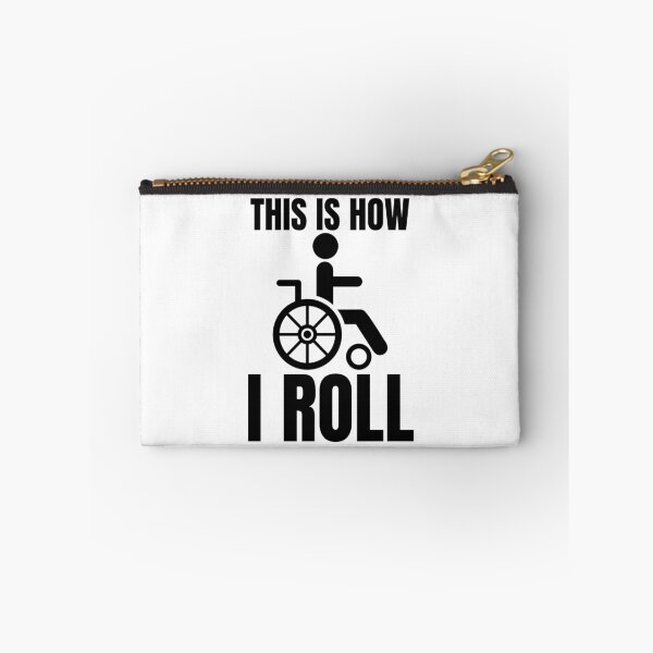 Item preview, I Roll, Wheelchair, Leg Amputee, Wheelchair Humour, Amputee, Amputee shirt, Amputee gift designed and sold by AmputTee.