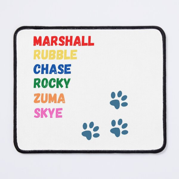 Item preview, Paw patrol dog names designed and sold by Twentyify.