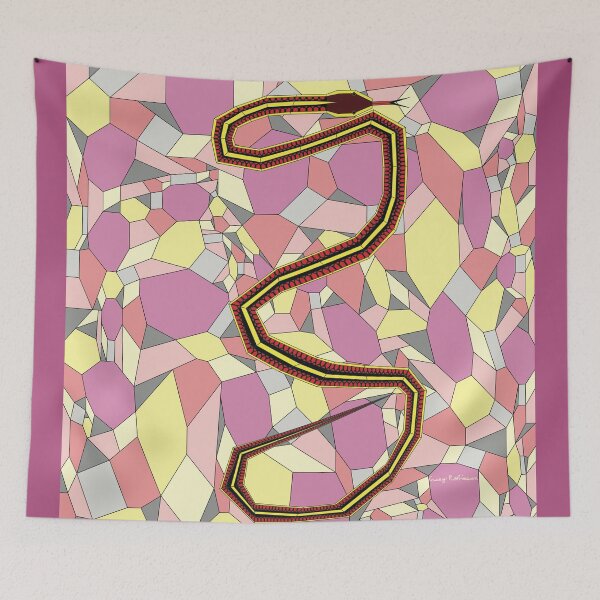 Item preview, Geometric Garter Snake designed and sold by Caseymakesart.