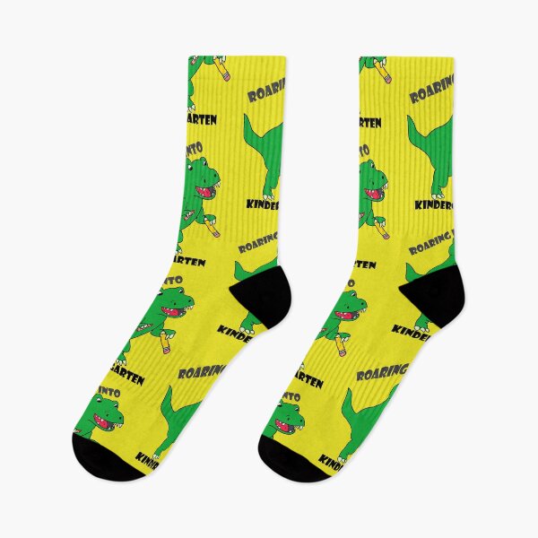 Item preview, Roaring into kindergarten, T-rex dinosaur designed and sold by Jessi-Sketches.