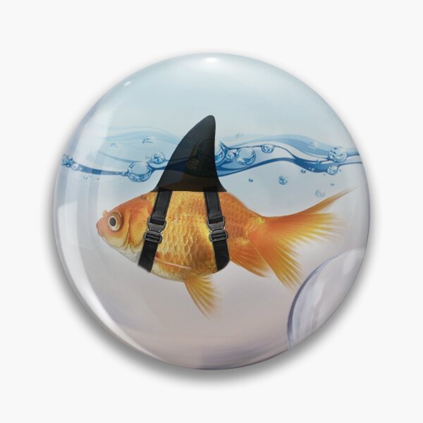 Item preview, Goldfish with a Shark Fin in a Bubble designed and sold by Vin  Zzep.