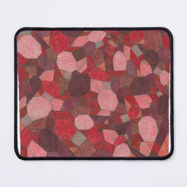 Item preview, Geometric Abstract: Red Color Scheme with a Twist designed and sold by Caseymakesart.