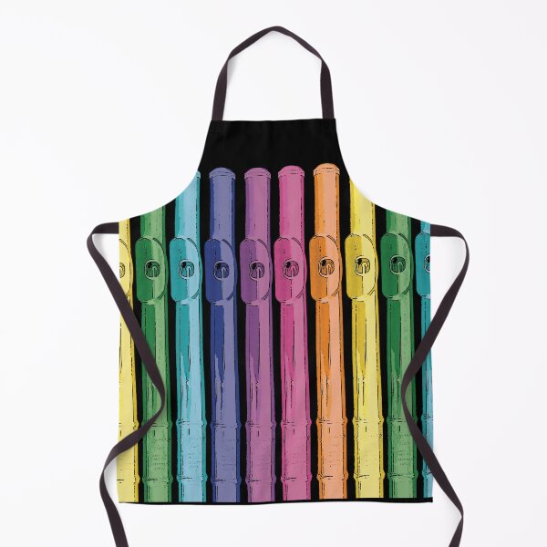 Item preview, Flute Rainbow on Black designed and sold by Jazznote.