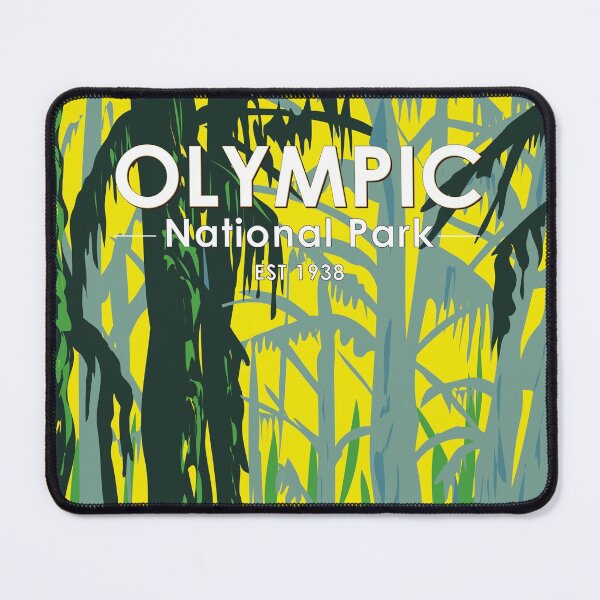Item preview, Olympic National Park Washington Hoh Rainforest Vintage designed and sold by KrisSidDesigns.