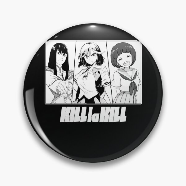 Item preview, Black And White Kill La Kill Anime Main Characters designed and sold by RhondaKristen9.