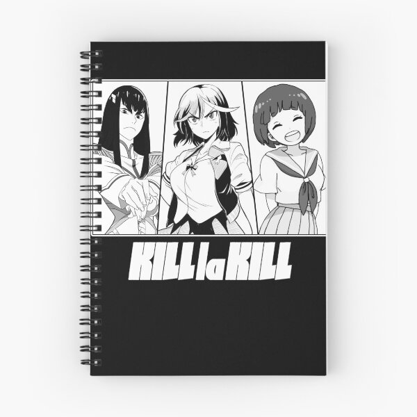 Item preview, Black And White Kill La Kill Anime Main Characters designed and sold by RhondaKristen9.