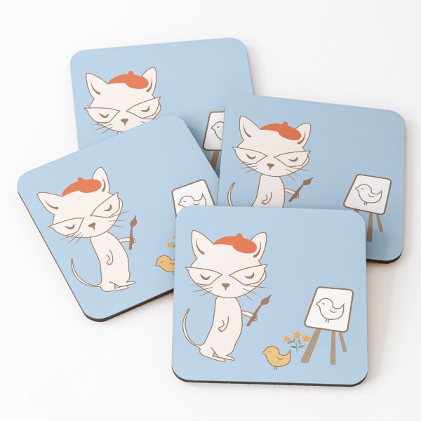 Item preview, Kitten painter designed and sold by RainbowBalloon.