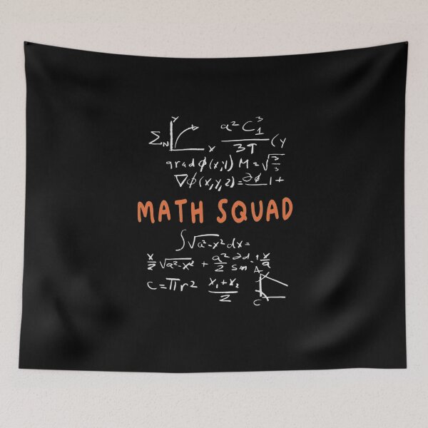 Aperçu de l'œuvre Math Squad Math Lover Math Nerd T-ShirtMath Squad Math crew Math lovers Math Teacher Math Formulas T-Shirt_by Awesome Gifts_ créée et vendue par bibithuyVN.
